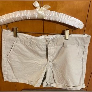 Woman’s US Polo light tan shorts, size 11/12. Great condition!